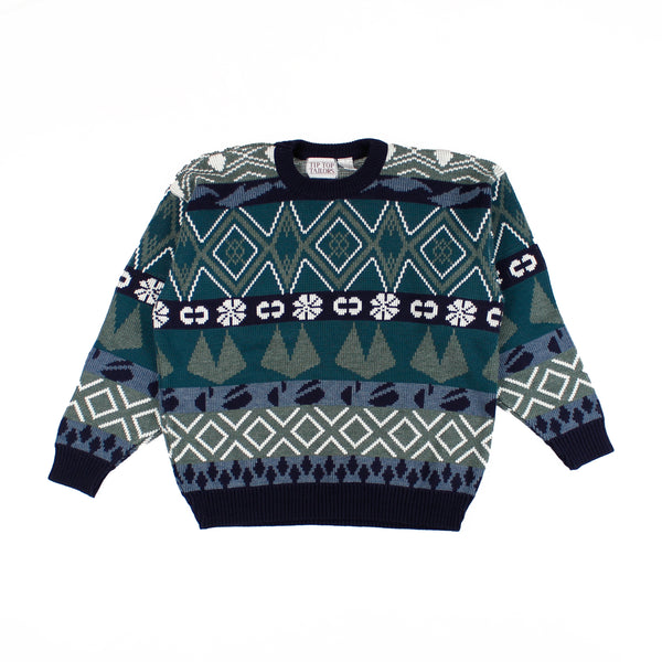 Tricot Pull motifs géométriques Small