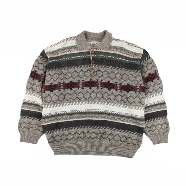 Tricot Pull motifs géométriques XL