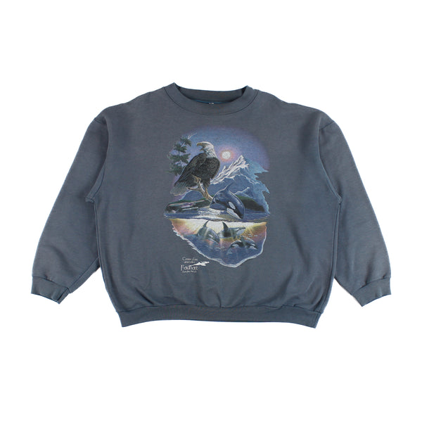 Crewneck aigle et orques Large