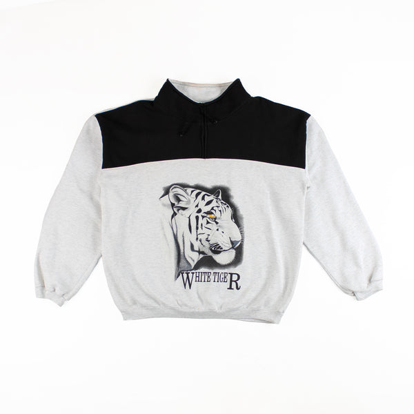 Crewneck White Tiger XL