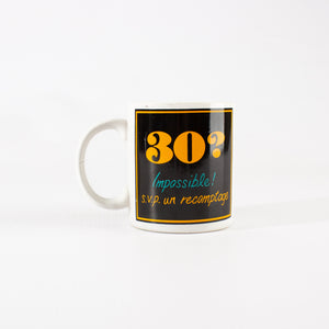 Vintage 30 Years Mug