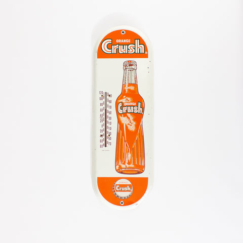Thermomètre Orange Crush en métal