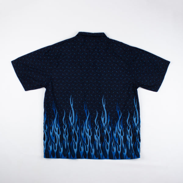 Chemise Manches courtes Y2K Flammes Large