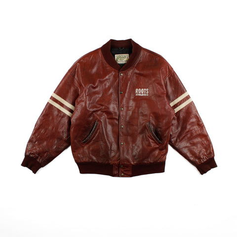 Z - Roots Leather Jacket Large