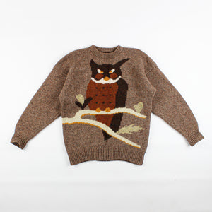 Tricot Pull Hibou Large