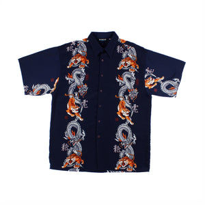 Chemise Y2K Dragons Tigre Large