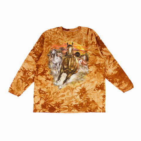 Tee-shirt manches longues Chevaux XL
