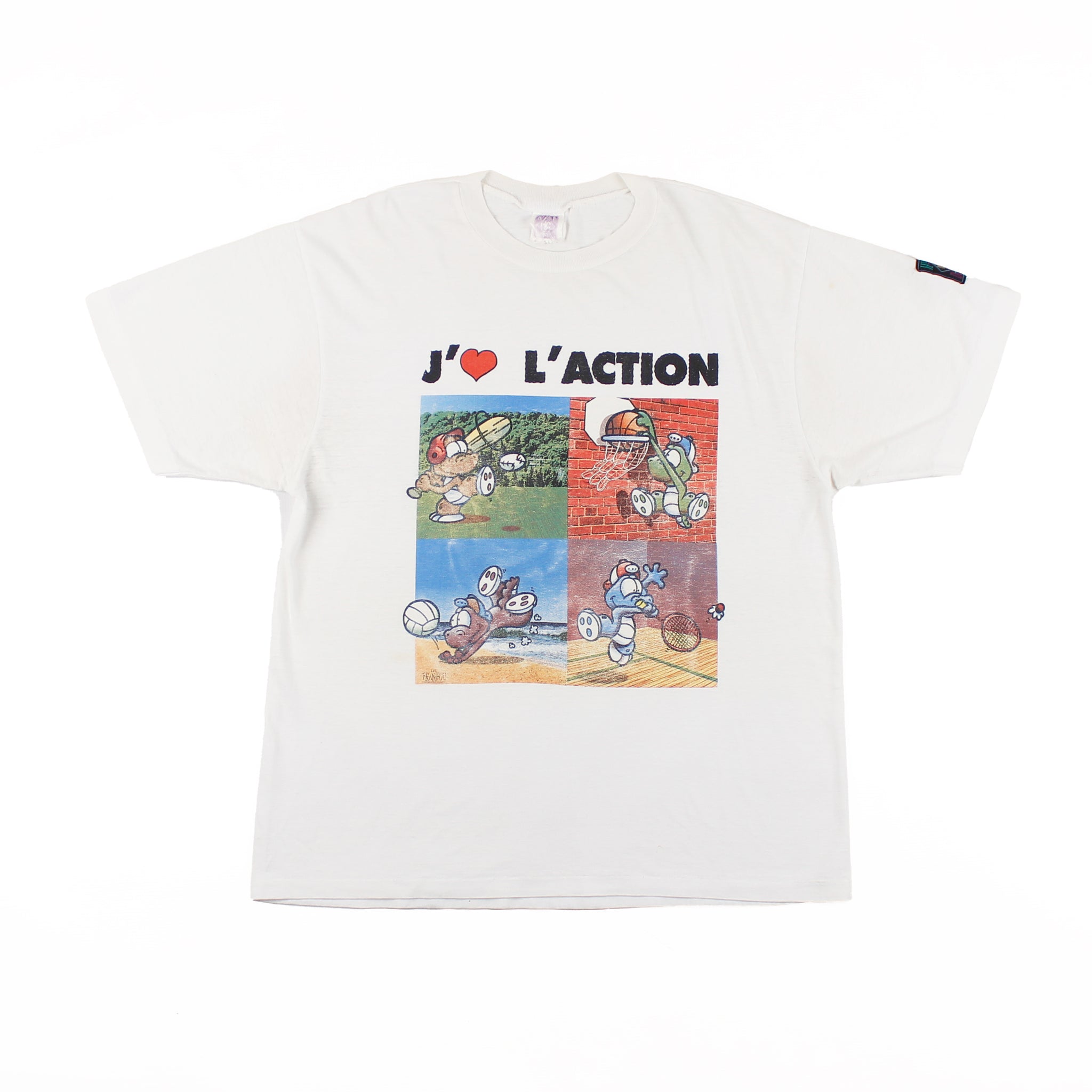 Tee-shirt Humeur Design J'aime l'action XL