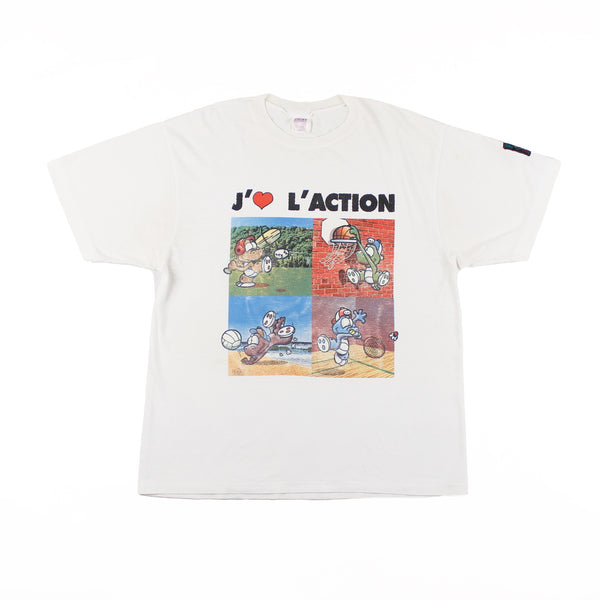 Tee-shirt Humeur Design J'aime l'action XL