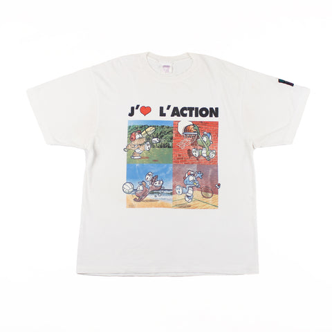 Tee-shirt Humeur Design J'aime l'action XL