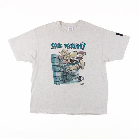 Tee-shirt Humeur Design J'suis déchainé Large