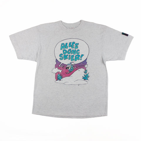 Tee-shirt Humeur Design Allez donc skier XL