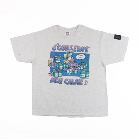 Tee-shirt Humeur Design J'conserve mon calme XL