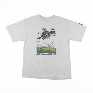 Tee-shirt Humeur Design Faut que ça fasse mal Large