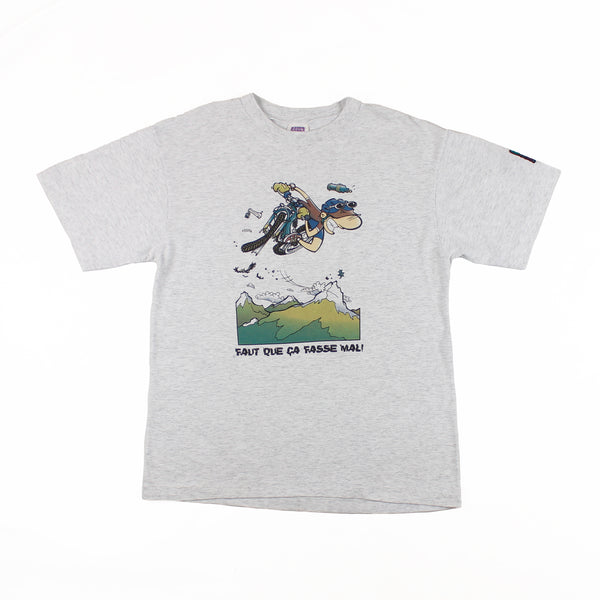 Tee-shirt Humeur Design Faut que ça fasse mal Large