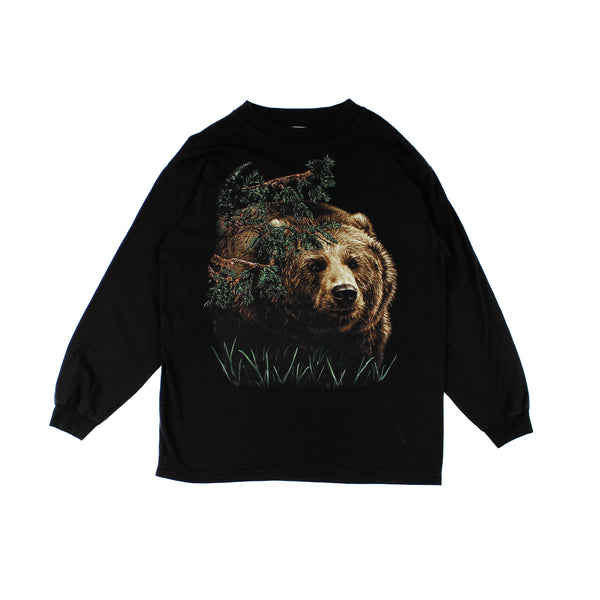 Tee-shirt manches longues Ours Large