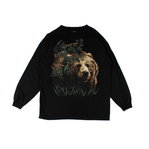 Tee-shirt manches longues Ours Large