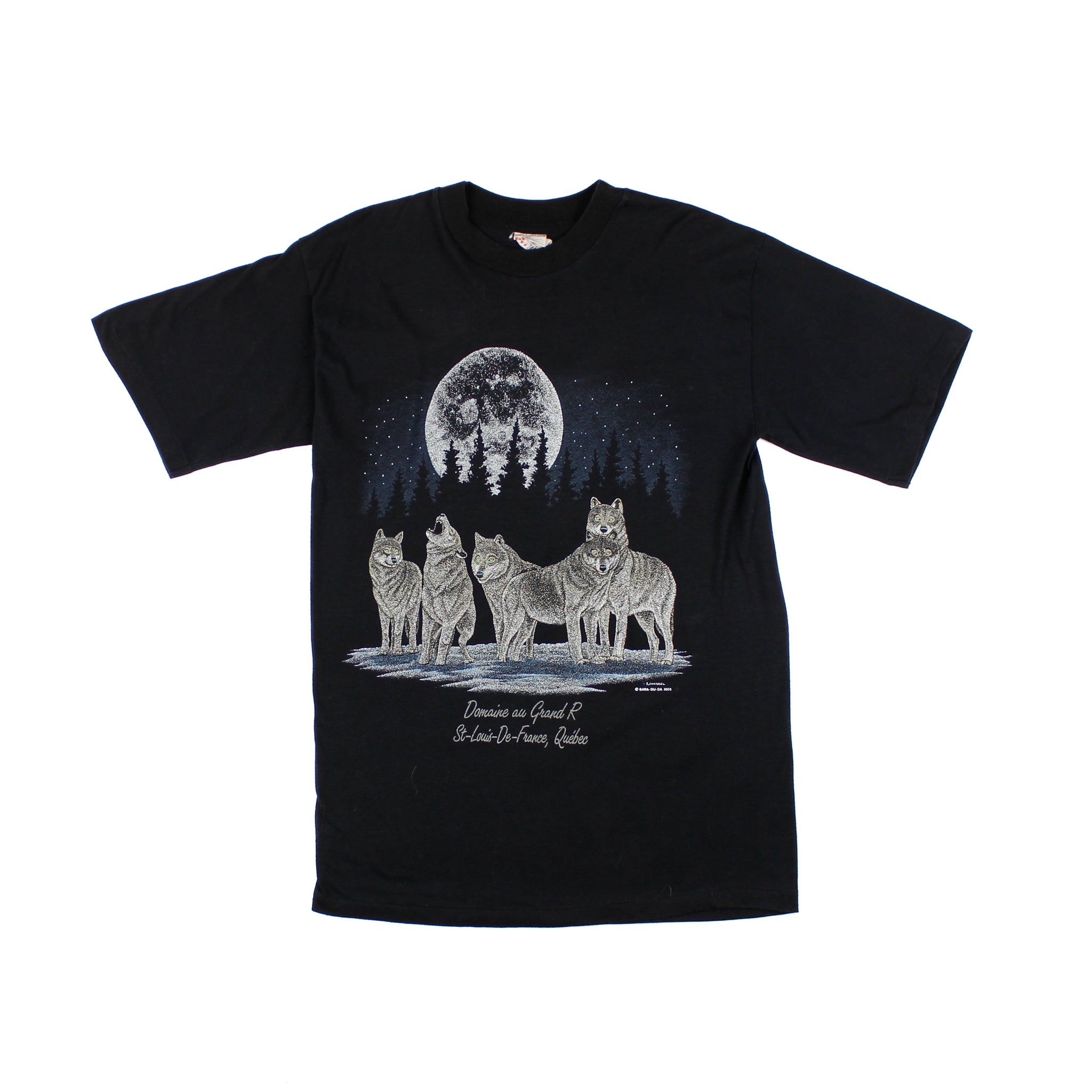 Tee-shirt Loups Domaine au grand R Large