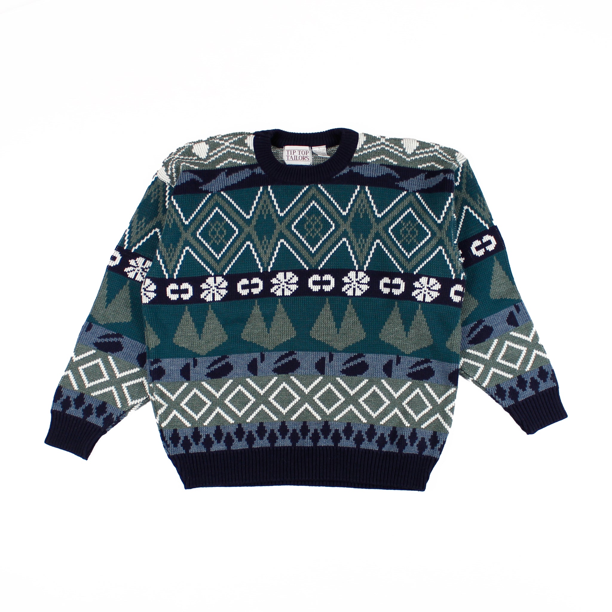 Tricot Pull motifs géométriques Small