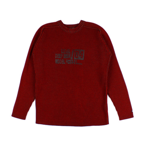 Tricot Pull rouge Y2K Medium