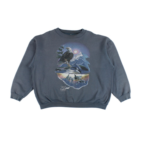 Crewneck aigle et orques Large