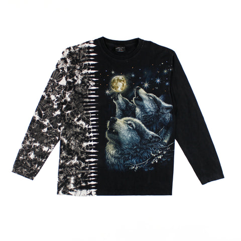 Tee-shirt manches longues Loups Large