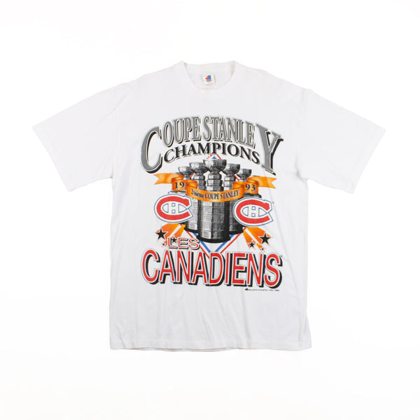 Tee-shirt Canadiens de Montréal Coupe Stanley 1993 Large