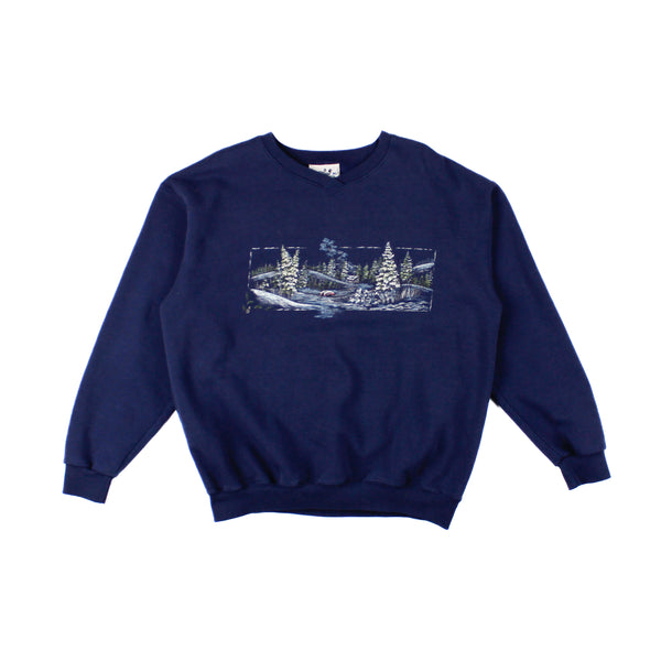 Crewneck Paysage Hiver Medium