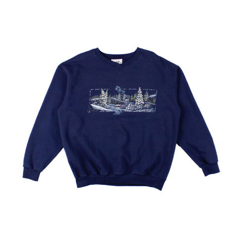Crewneck Paysage Hiver Medium