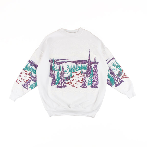 Crewneck Paysage Hiver Medium