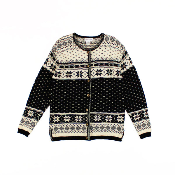Tricot Pull Cardigan Medium