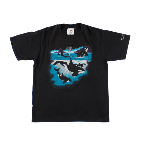 Tee-Shirt Baleines Orques Charlevoix Small