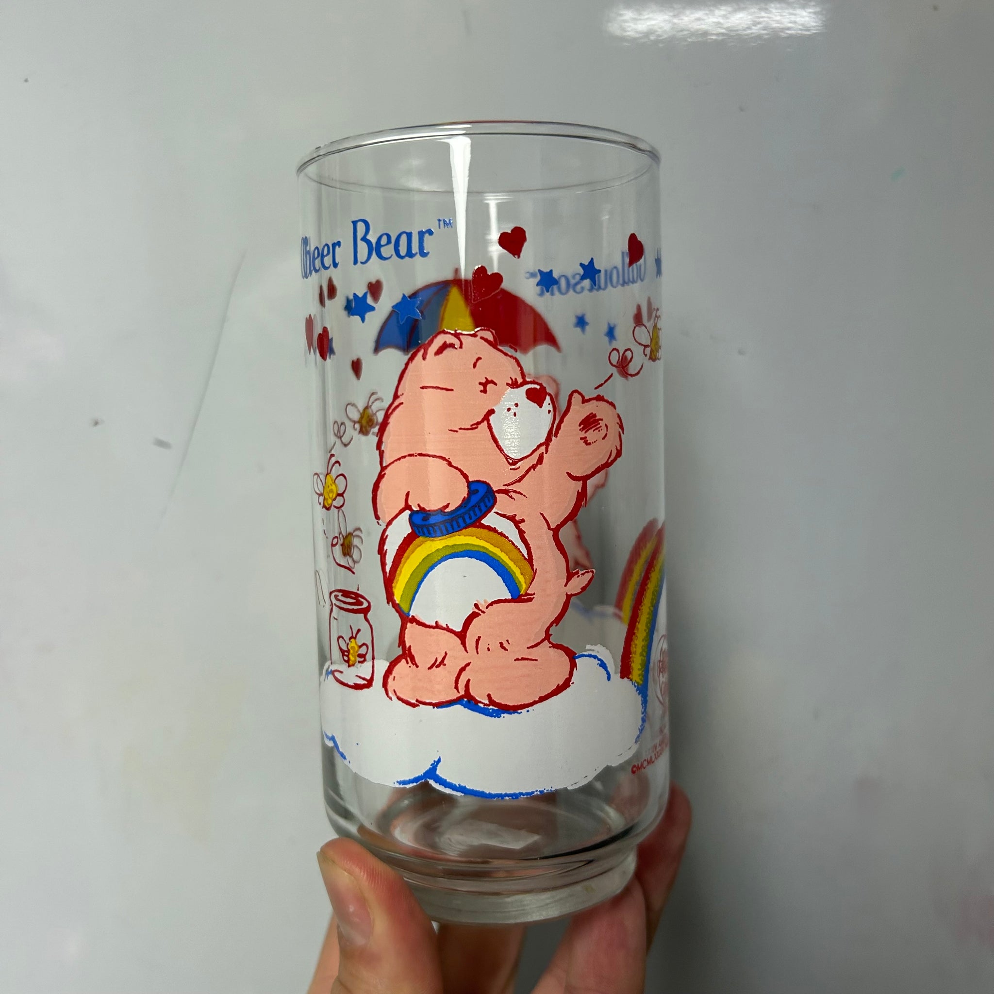 Verre Calinours Care Bear Gailourson Cheer Bear