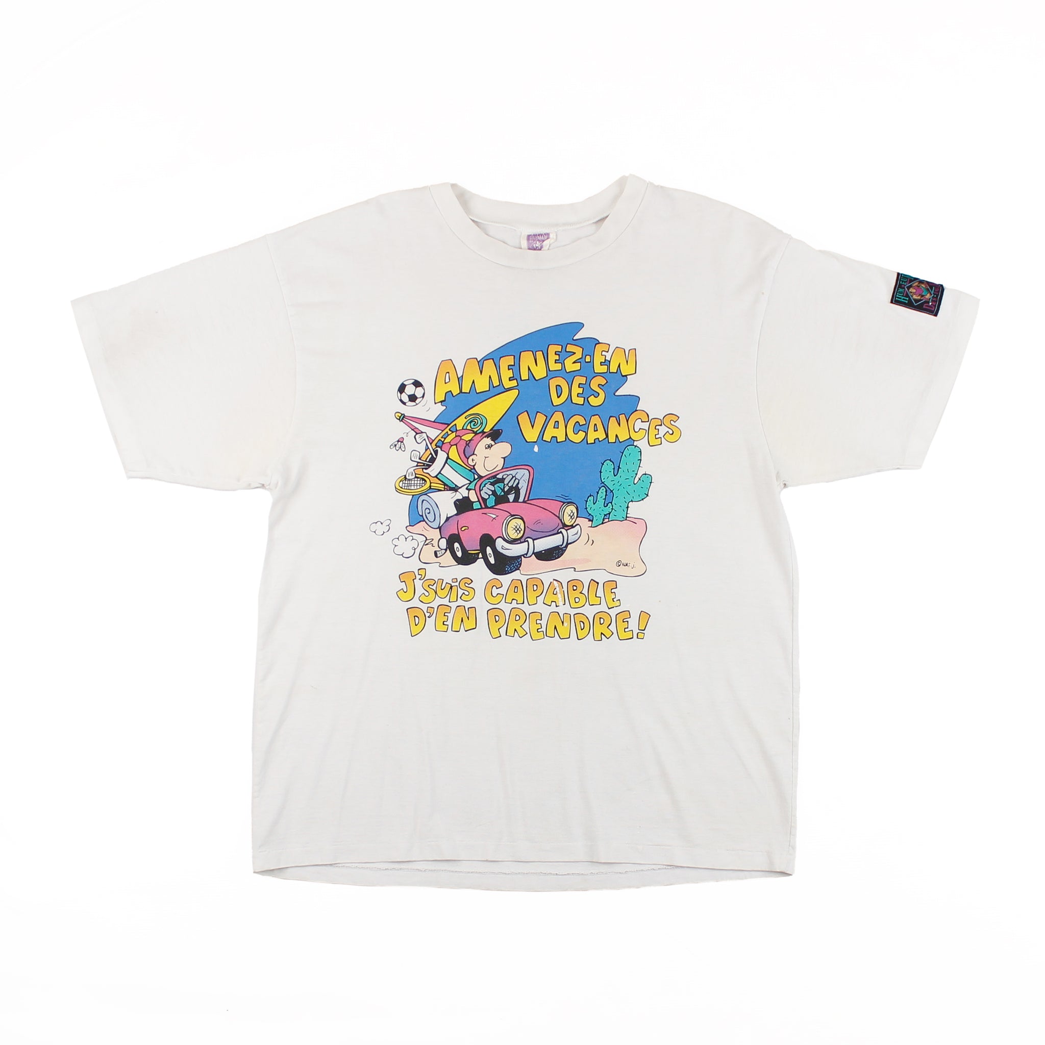 Tee-Shirt Humeur Design Vacances XL