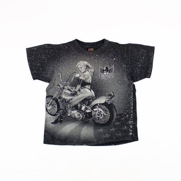 Tee-shirt American Biker 3D Emblem Large
