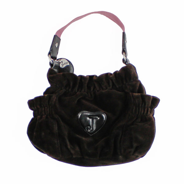 Sac à main Juicy Couture Velour Brun Y2K 2000s
