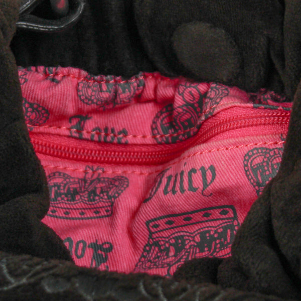 Sac à main Juicy Couture Velour Brun Y2K 2000s