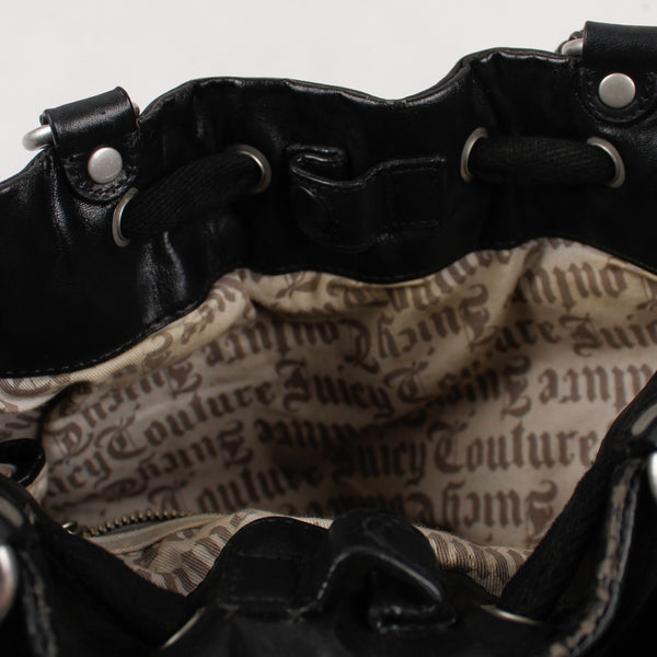 Sac à main Juicy Couture Daydreamer Papillons Velour noir Y2K 2000s
