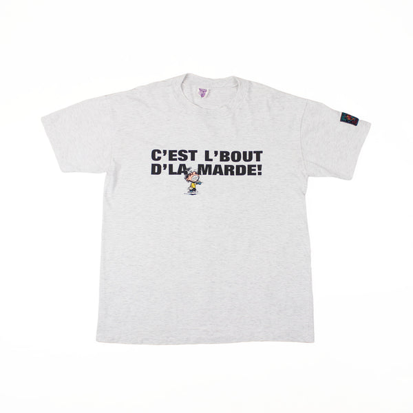 Tee-shirt Humeur Design C'est l'bout d'la marde XL