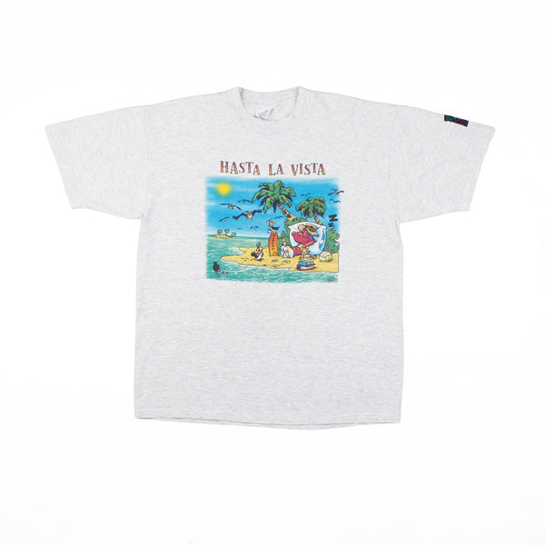 Tee-shirt Humeur Design Hasta la vista XL