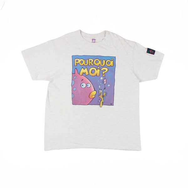 Tee-shirt Humeur Design Pourquoi moi? XL