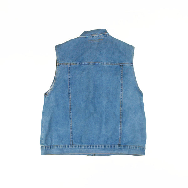Sleeveless Denim Jacket XXL