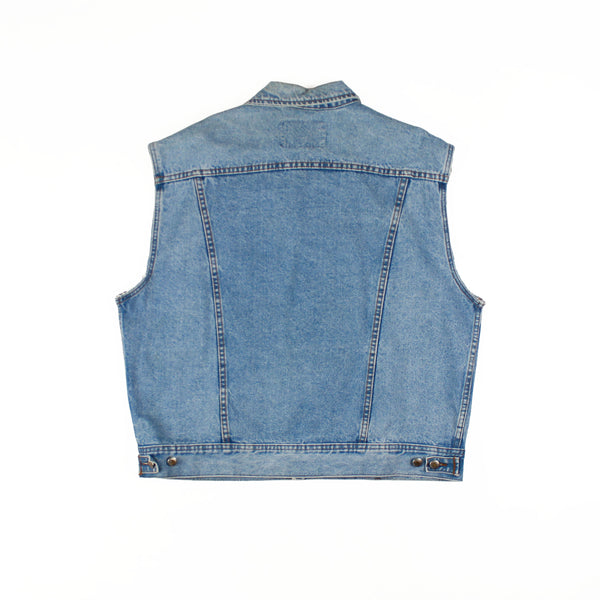 Veste Jeans sans manches Large