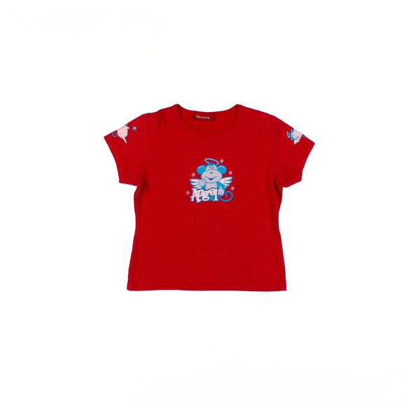Baby Tee Tee-shirt Angels Y2K 2000s Medium