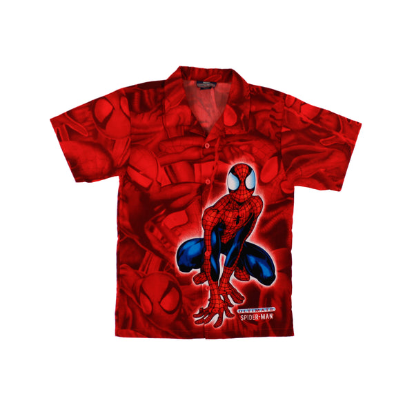 Chemise Spiderman Y2K 2002 Small