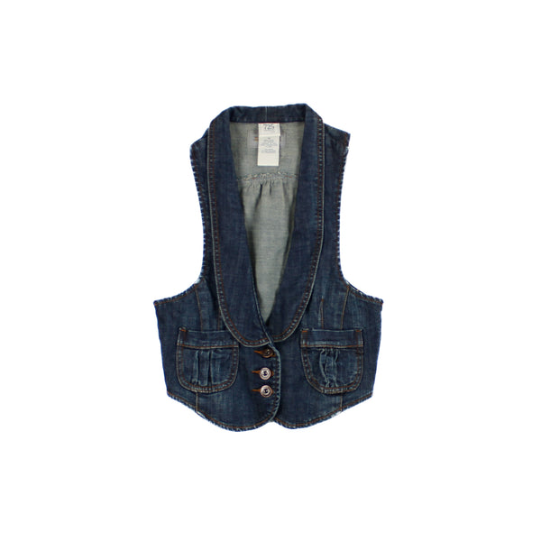 Veste sans manches Jeans Y2K 2000s Medium