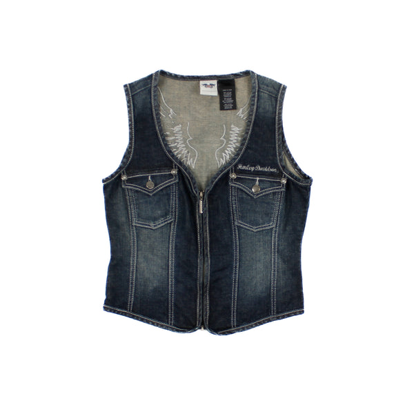 Veste sans manches Jeans Harley-Davidson Y2K 2000s Medium