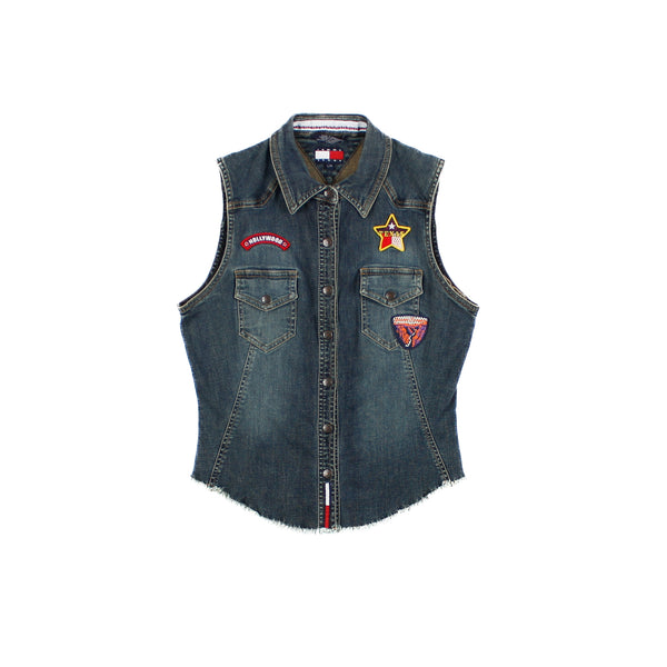 Y2K 2000s Tommy Hilfiger Jeans Vest Large