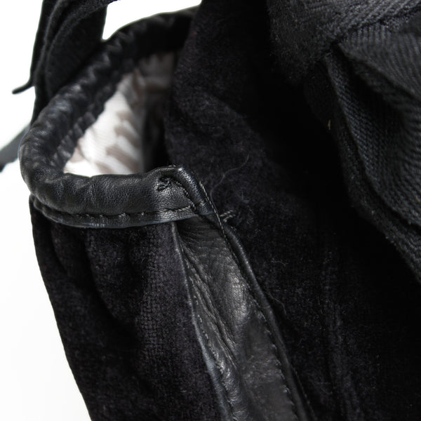Sac à main Juicy Couture Daydreamer Papillons Velour noir Y2K 2000s