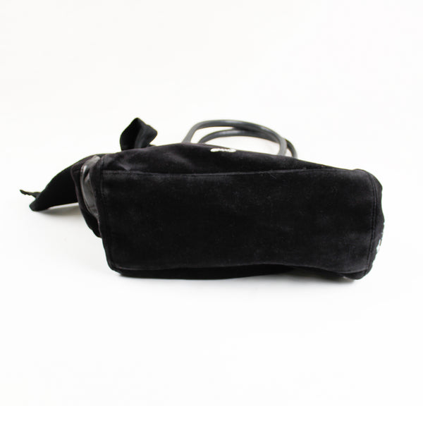 Sac à main Juicy Couture Daydreamer Papillons Velour noir Y2K 2000s